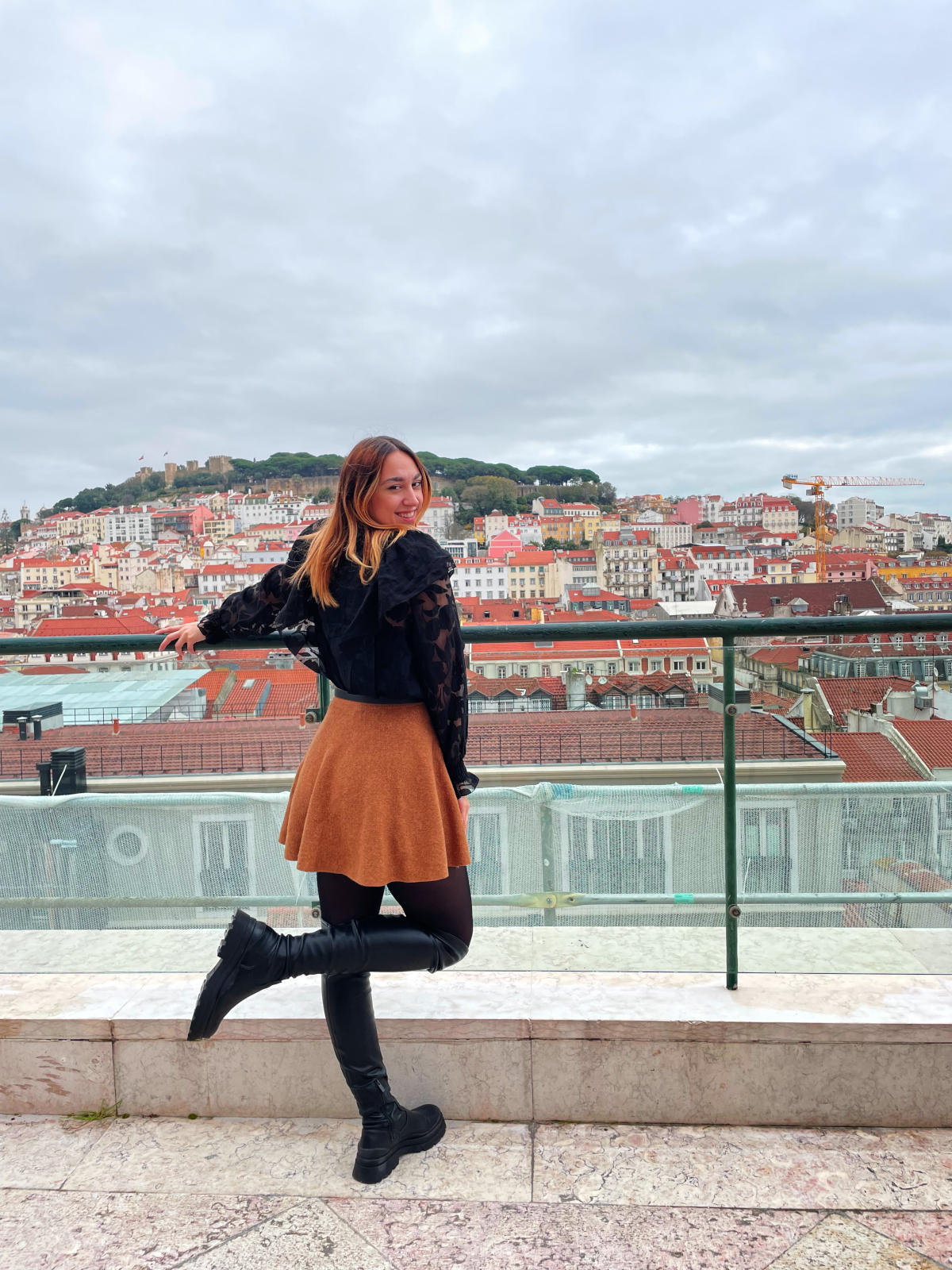 Lisbon Portugal Rooftop view