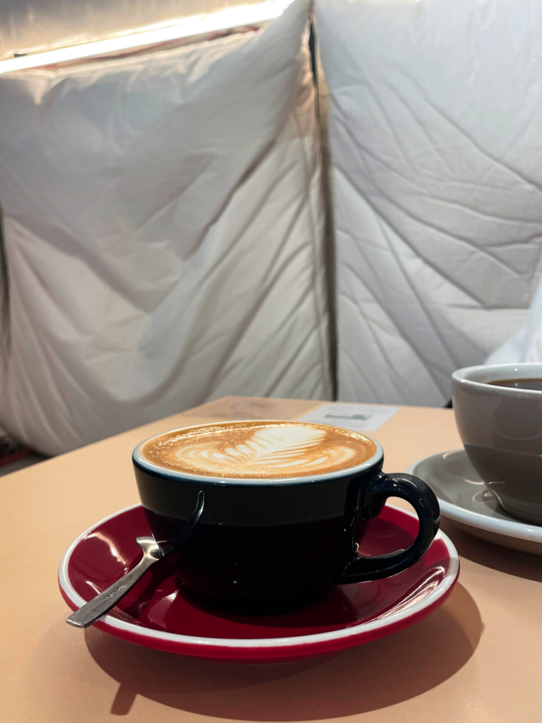 Dirty Chai Latte at the Folks Santos in Lisbon