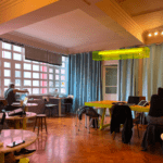 Coworking area at Thank You Mama in Lisbon