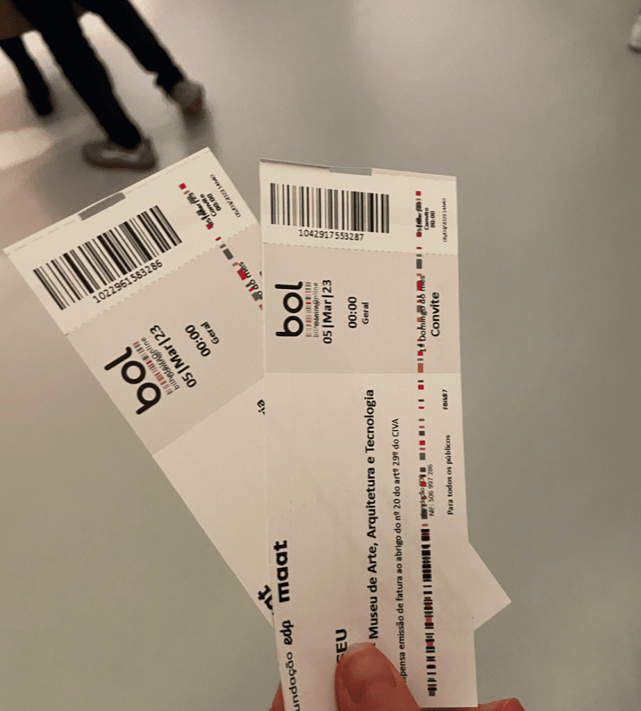 Tickets for the MAAT in Lisbon, Portugal